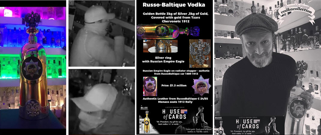  водка, бронированные машины, Russo-Baltique, музей водки, кража водки