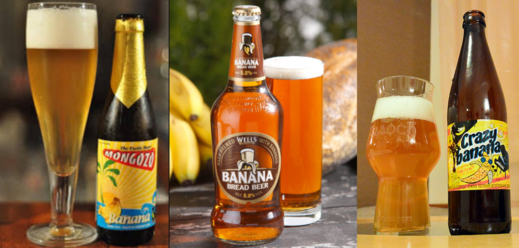  банан, банановое пиво, банановое вино