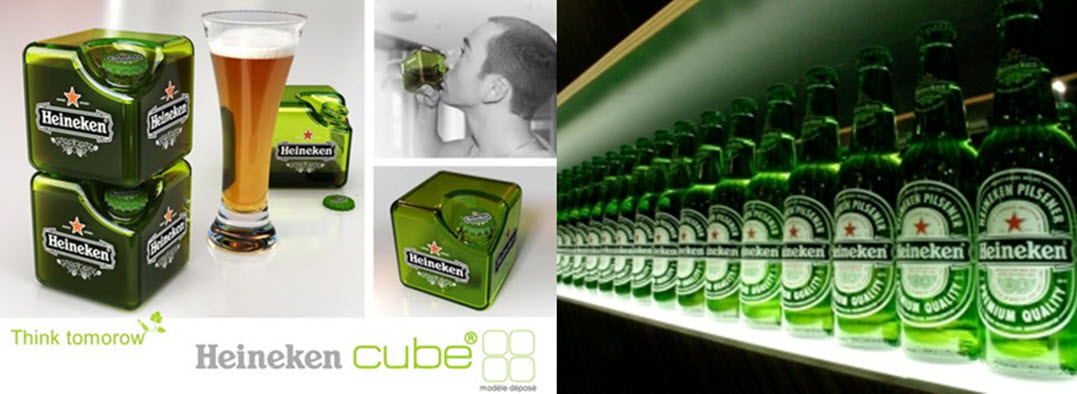  Хенекен, WOBO (World Bottle), пиво, пивная бутылка, бутылка из зелёного стекла